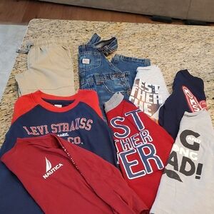 8 Piece Boys Fall Winter Mixed Lot Sz 4t Nautica Old Navy Carters & More